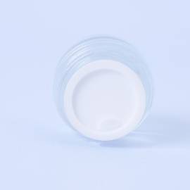 15ml Clear Jar With White Lid - Box of 10