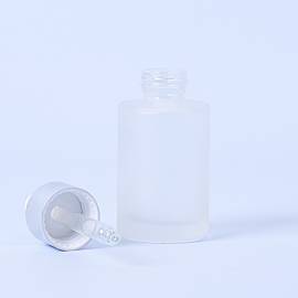 30ml Frosted Dropper Bottle With Silver Pipette - Box of 10