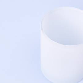 20cl Matte White Candle Glass - Box of 6