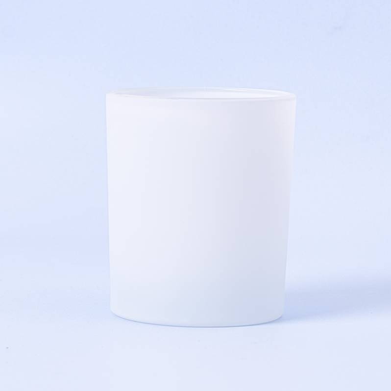 30cl Matte White Candle Glass - Box of 6