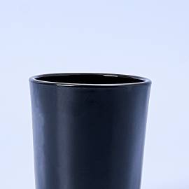 9cl Gloss Black Candle Glass - Box of 6
