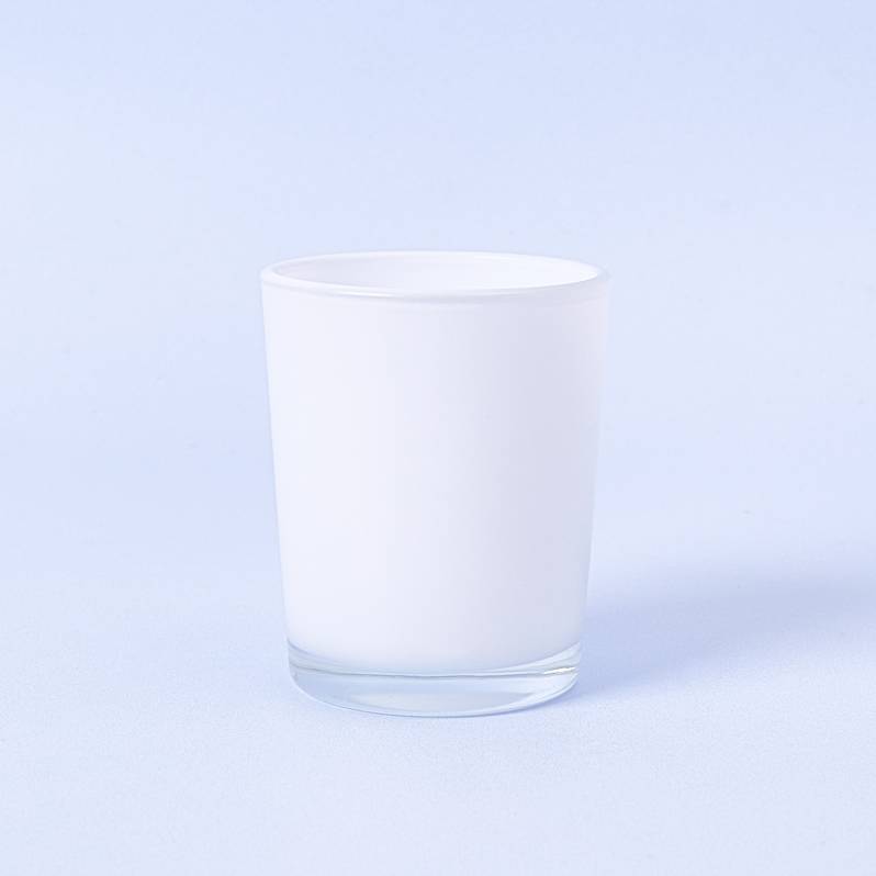 9cl Gloss White Candle Glass - Box of 6