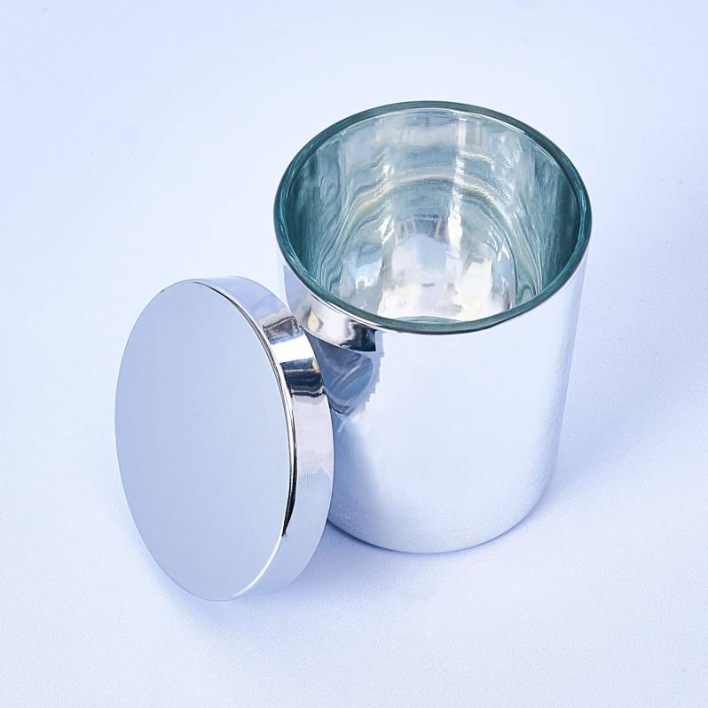 20cl Silver Electroplated Glass with Lid