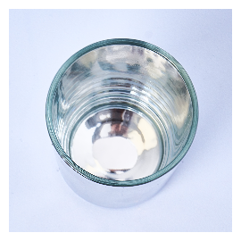 20cl Silver Electroplated Glass with Lid