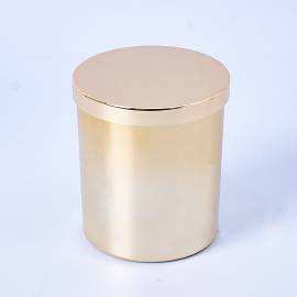 30cl Gold Electroplated Glass with Lid - box of 6