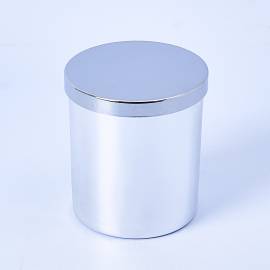 30cl Silver Electroplated Glass with Lid - box of 6