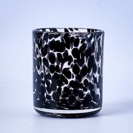 30cl Black Tortoise Curved Candle Glass Available at Supplies for Candles ™