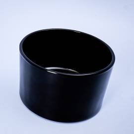 55cl Gloss Black Candle Glass - Box of 6