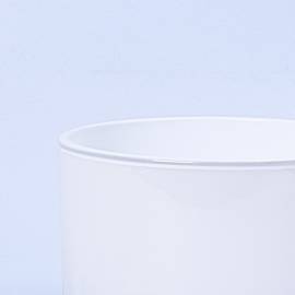 55cl Gloss White Candle Glass - Box of 6