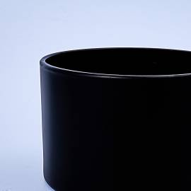 55cl Matte Black Candle Glass - Box of 6