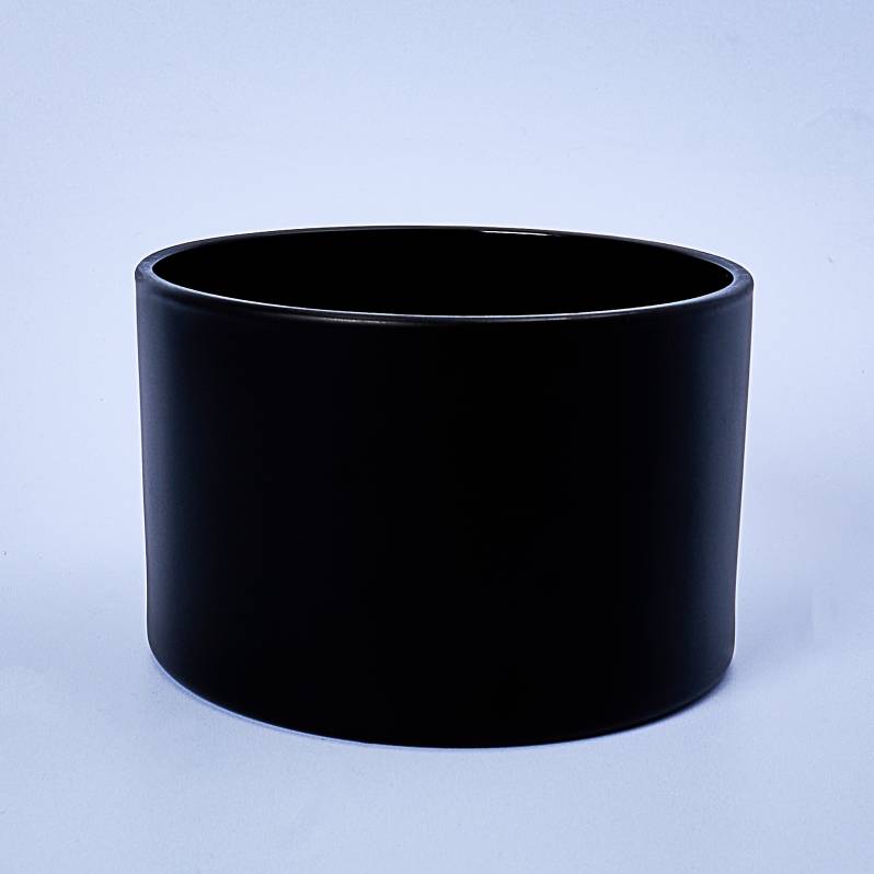 55cl Matte Black Candle Glass - Box of 6