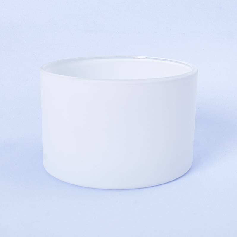 55cl Matte White Candle Glass - Box of 6