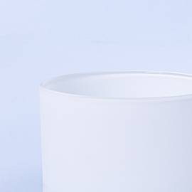 55cl Matte White Candle Glass - Box of 6