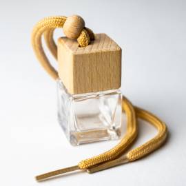 Hanging Car Diffuser with Wood Lid