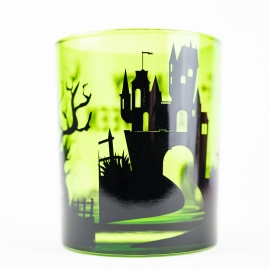 Green Halloween Glass 30cl