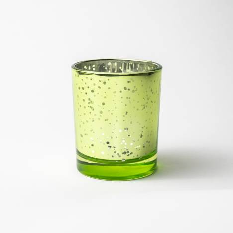 30cl Green Sparkle Candle Glass - Box of 12