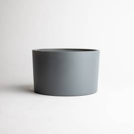 55cl Matte Grey Candle Glass