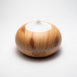 Round Light Wood Electric Diffuser
