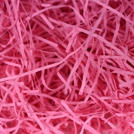 Pink Shredded Paper, Biodegradable 2mm (500g)