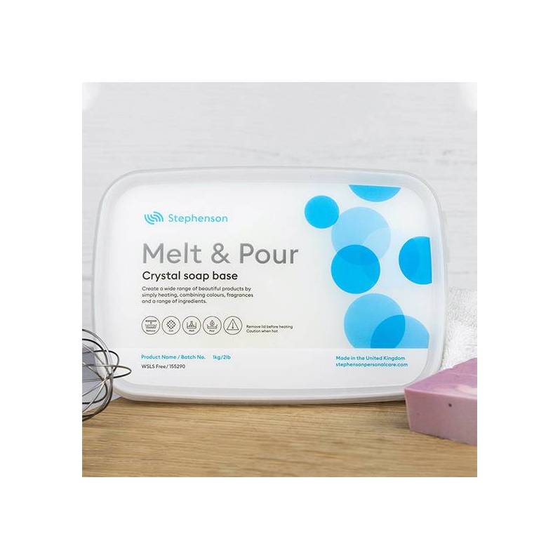 SLS Free White Melt & Pour Soap Base