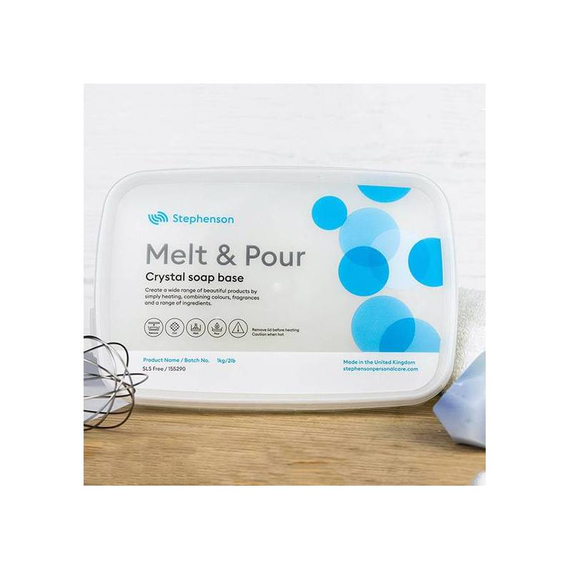 SLS Free Clear Melt & Pour Soap Base