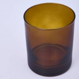 30cl Amber Candle Glass