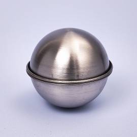 Bath Bomb Mould, Stainless Steel, 70mm - Whole