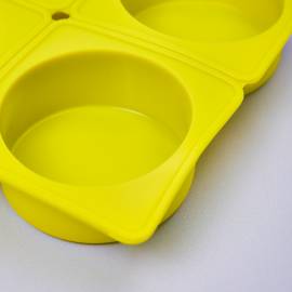 Circle Mould, Silicone, Set of 4 - Close Up