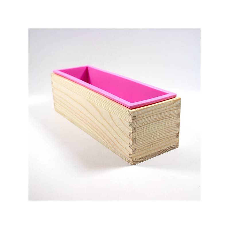 Wooden Soap Mould with Silicone Lining