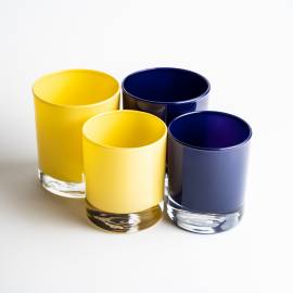 Coloured Candle Glasses