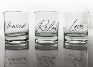Unwind, Relax and Love Glasses